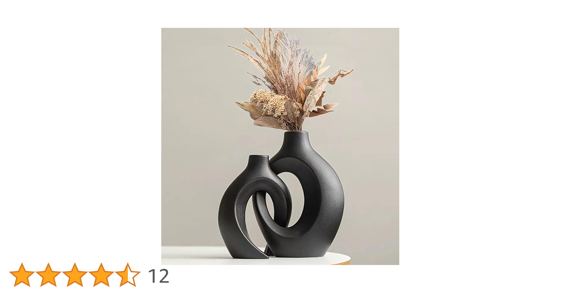 Ceramic Matters モダンアート フラワーベース　2個セット Ceramic Matters モダンアート フラワーベース 2個セット